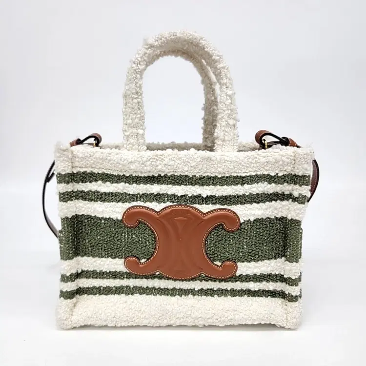 Celine Shearling Cabas Bag Small-Hover-Image