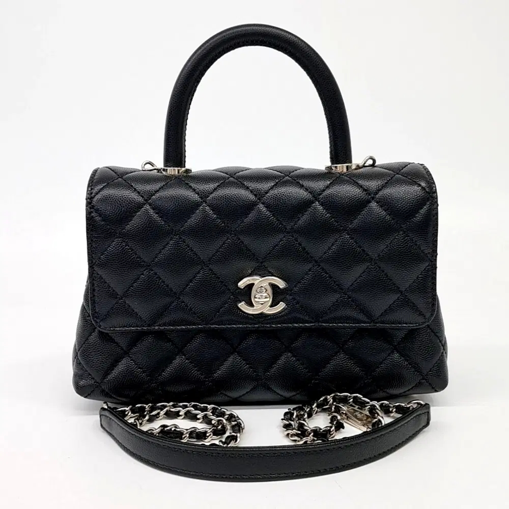 Chanel Caviar Coco Handle 23 A92990