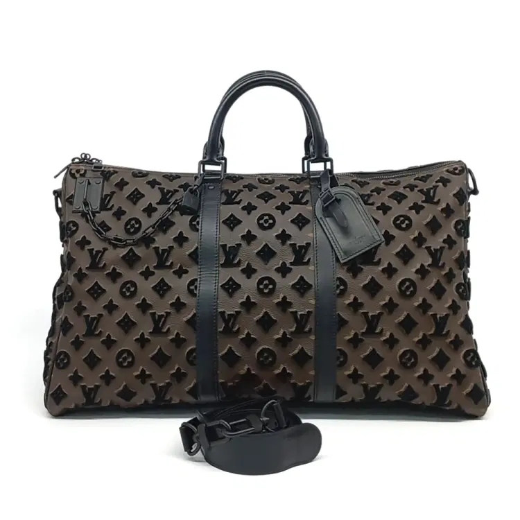 Louis Vuitton Triangle Bandouliere Keepall 50-Hover-Image