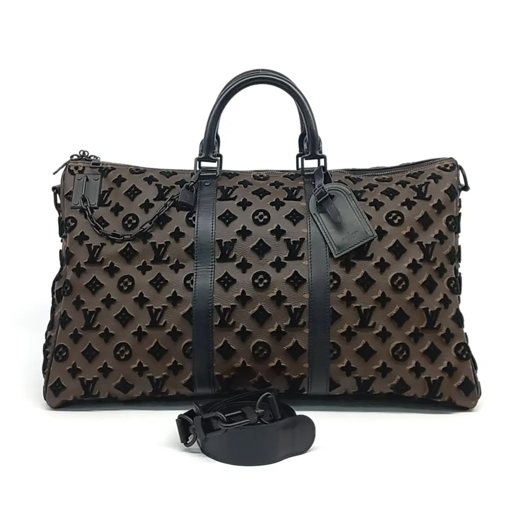 Louis Vuitton Triangle Bandouliere Keepall 50