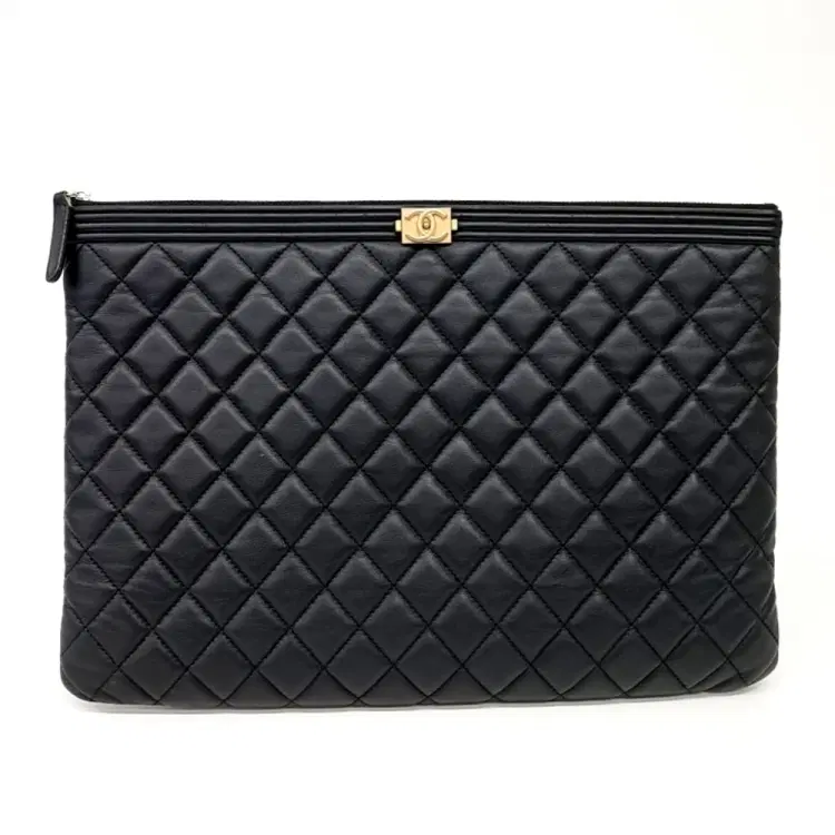 Chanel Boy Clutch Large-Hover-Image