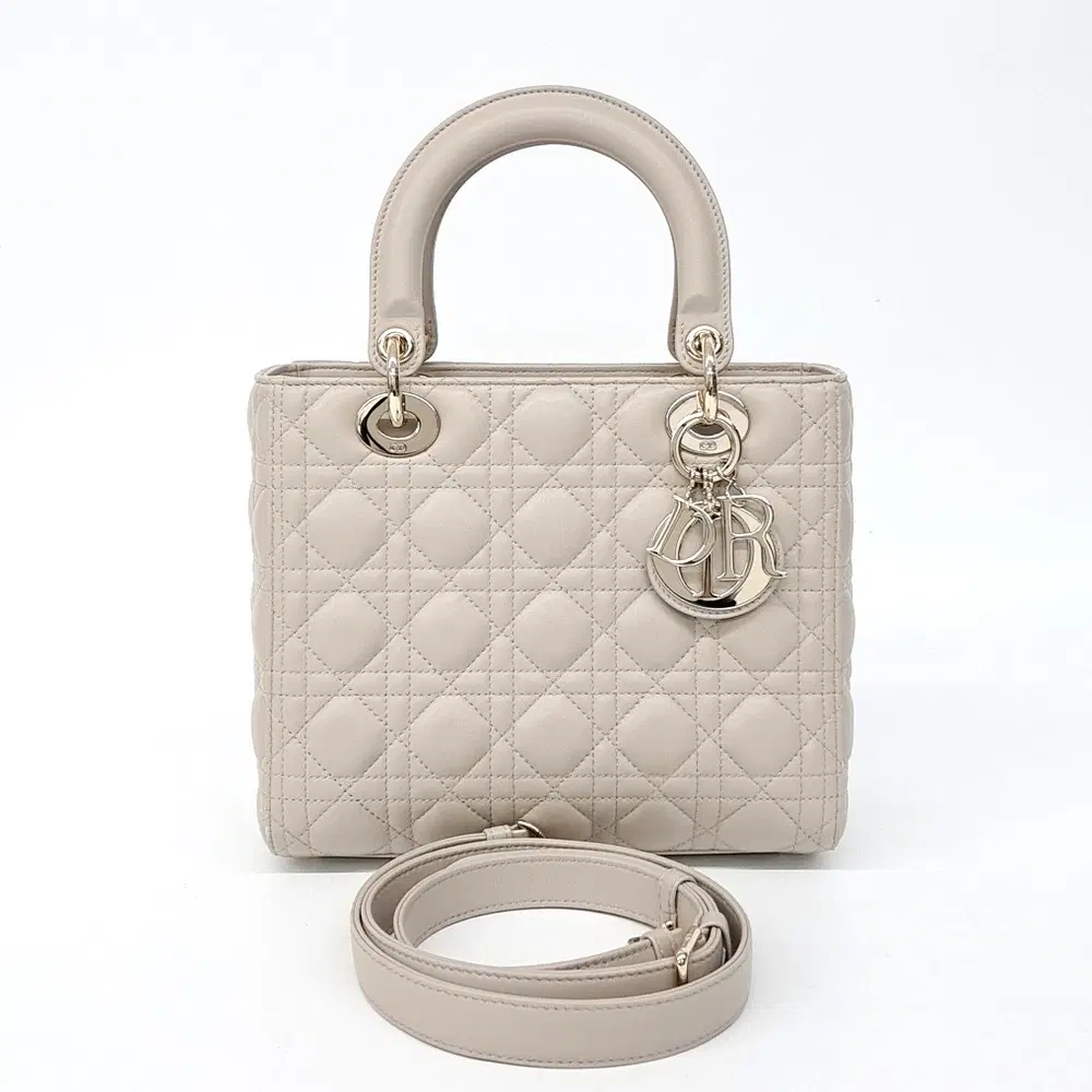 Christian Dior Cannage Lady Bag Medium M0565