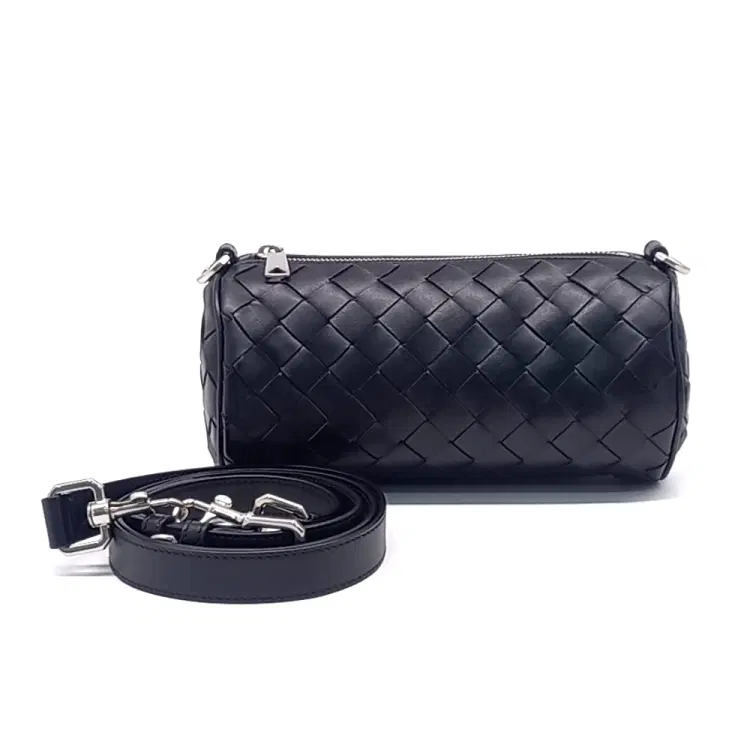 Bottega Veneta Intrecciato Barrel Crossbody Bag-Hover-Image
