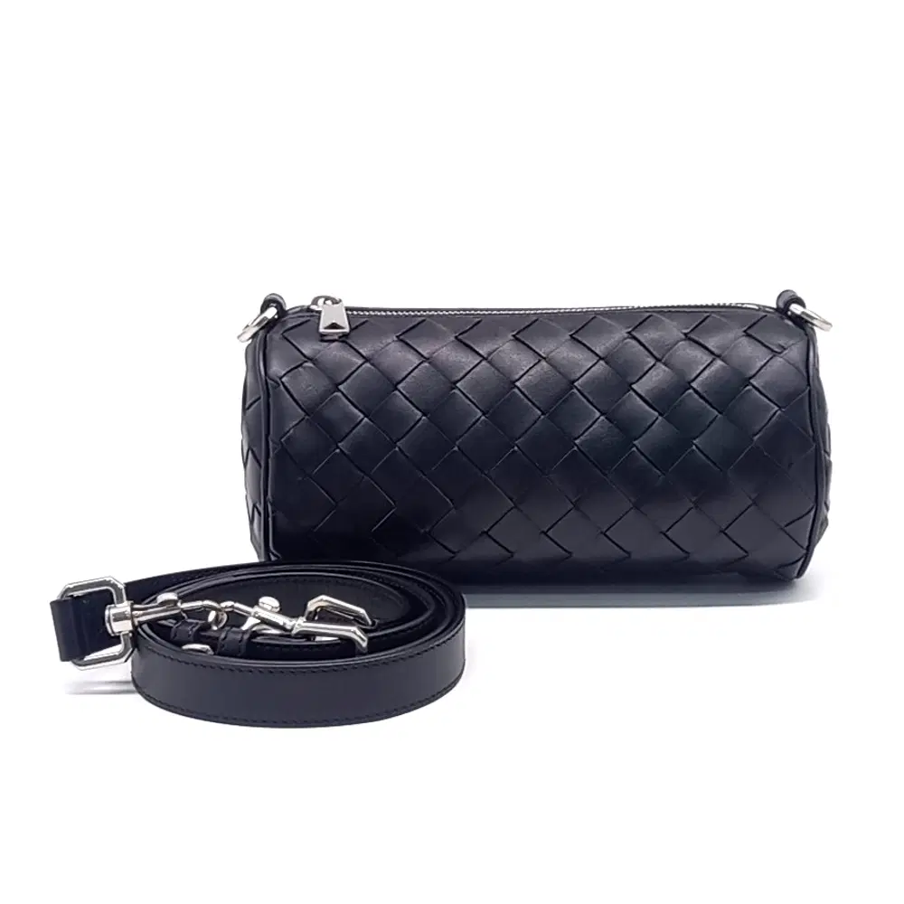 Bottega Veneta Intrecciato Barrel Crossbody Bag