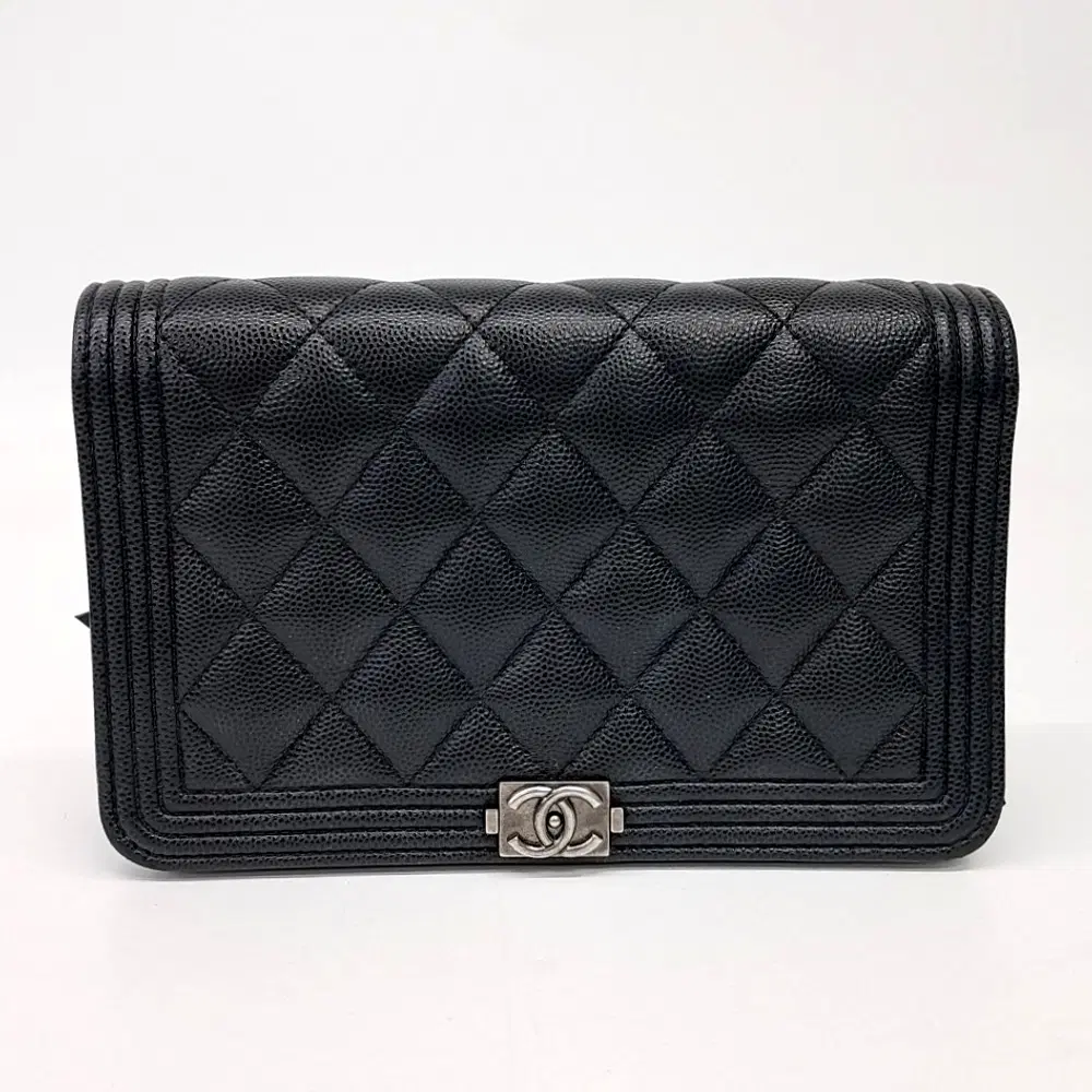 Chanel Caviar Boy Woc Mini Crossbody Bag