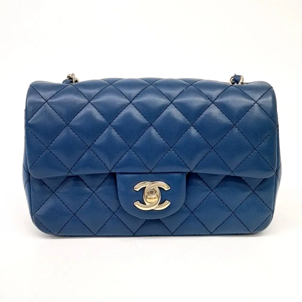 Chanel Lambskin Classic New Mini Crossbody Bag
