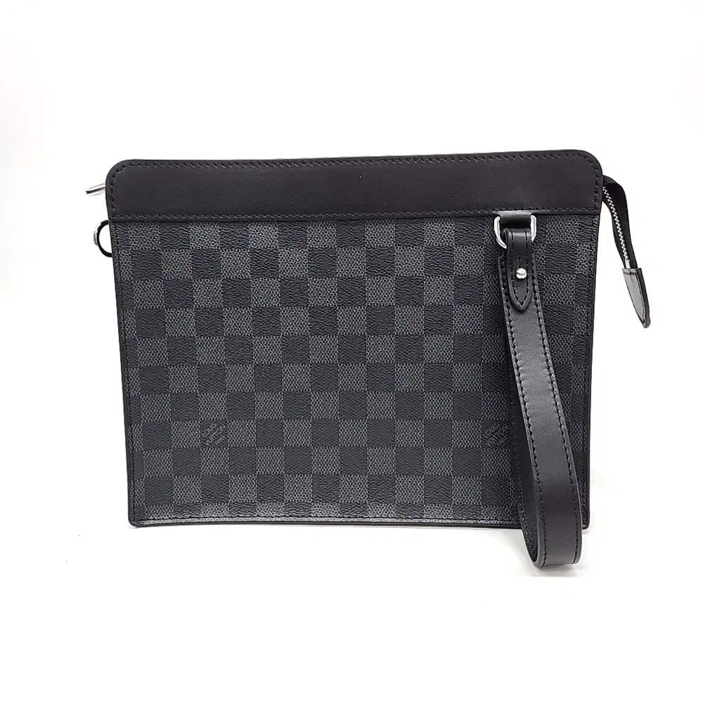 Louis Vuitton Graphite Standing Clutch N64612