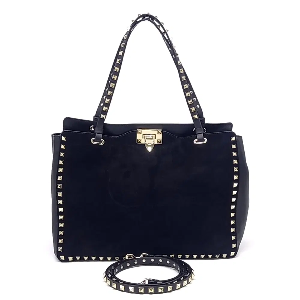 Valentino Rockstud Tote And Shoulder Bag