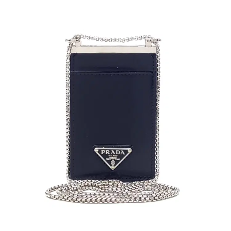 Prada Brushed Necklace Card Wallet (1Mr022)-Hover-Image