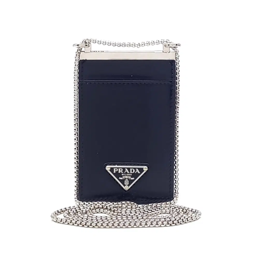 Prada Brushed Necklace Card Wallet (1Mr022)