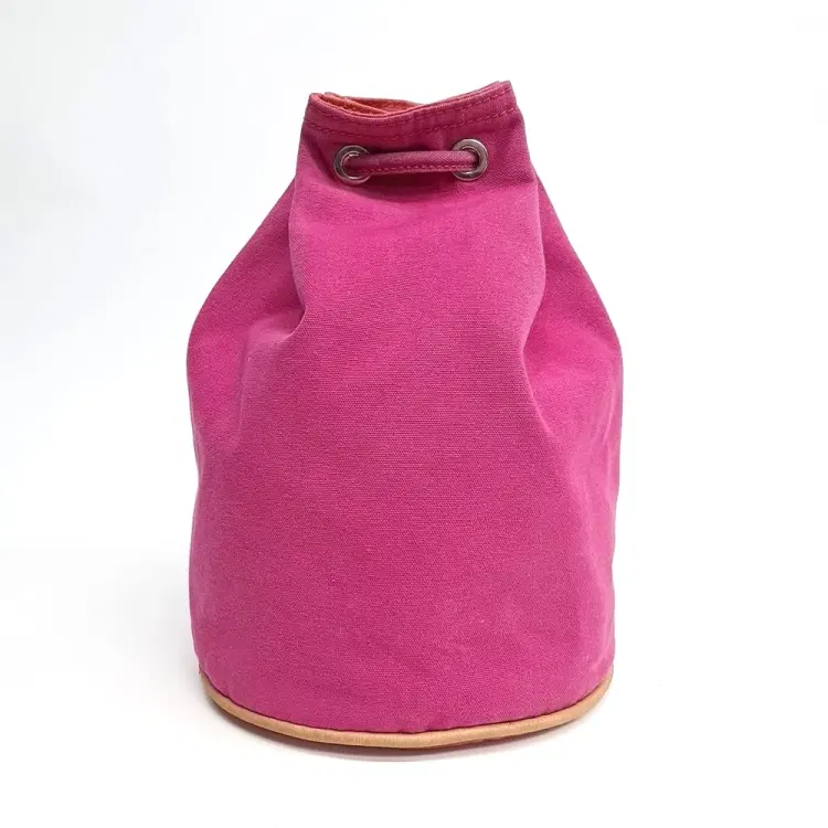 Hermes Polochon Fabric Backpack-Hover-Image