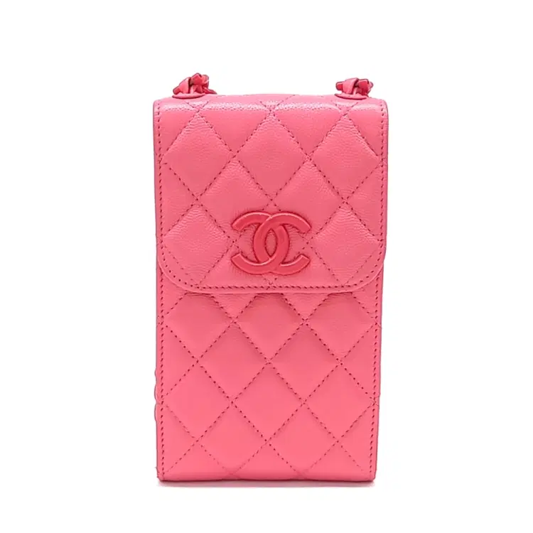 Chanel Phone Holder And Chain Crossbody Bag-Hover-Image