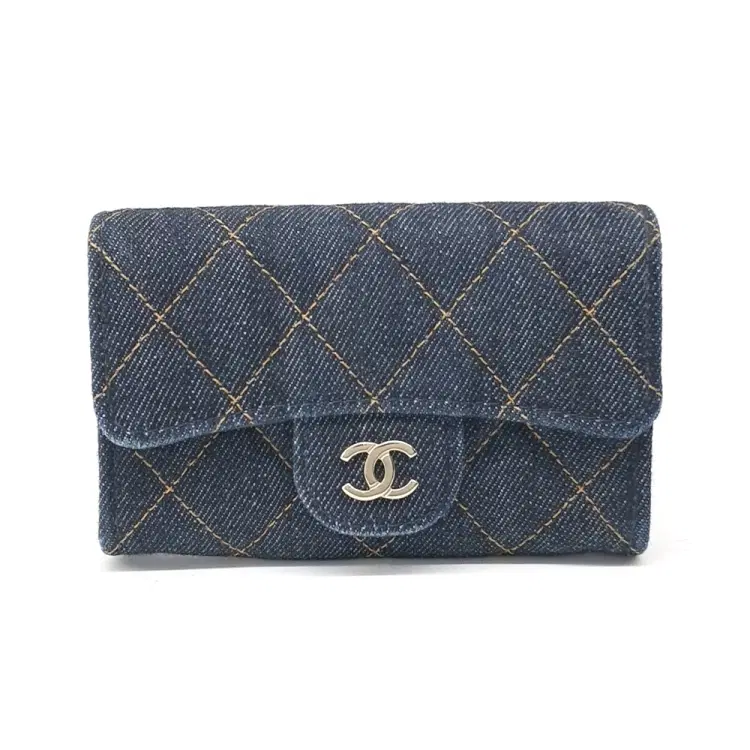 Chanel Denim Card Wallet Ap0214-Hover-Image