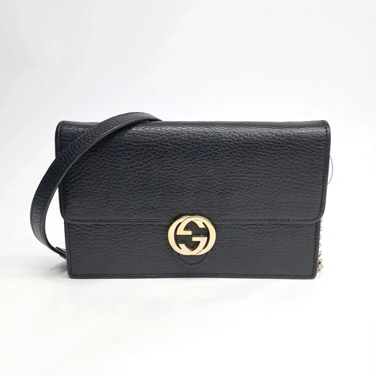 Gucci Interlocking G Chain Crossbody Bag (615523)-Hover-Image