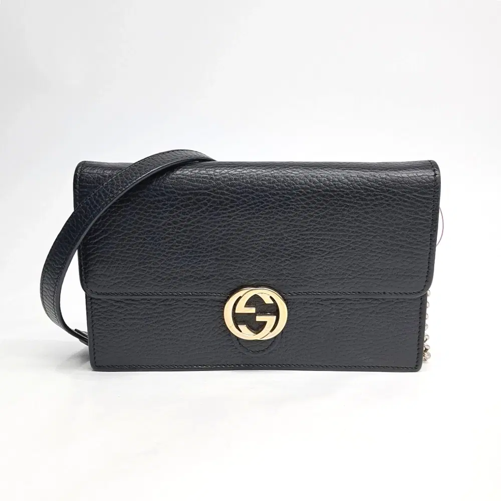 Gucci Interlocking G Chain Crossbody Bag (615523)
