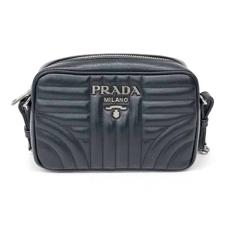 Prada Soft Calf Diagramme Crossbody Bag-Hover-Image