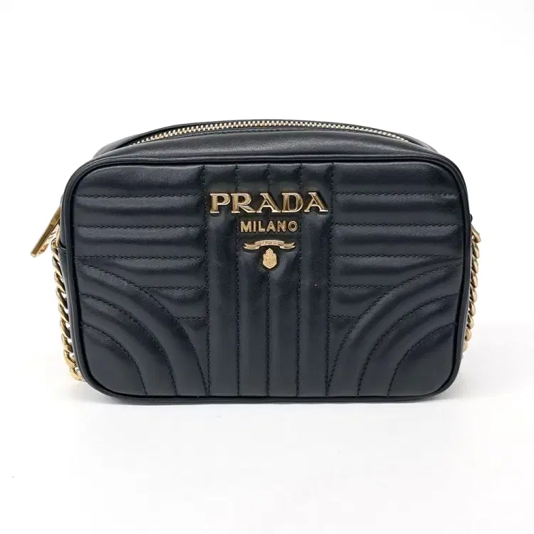Prada Soft Calf Diagramme Crossbody Bag-Hover-Image