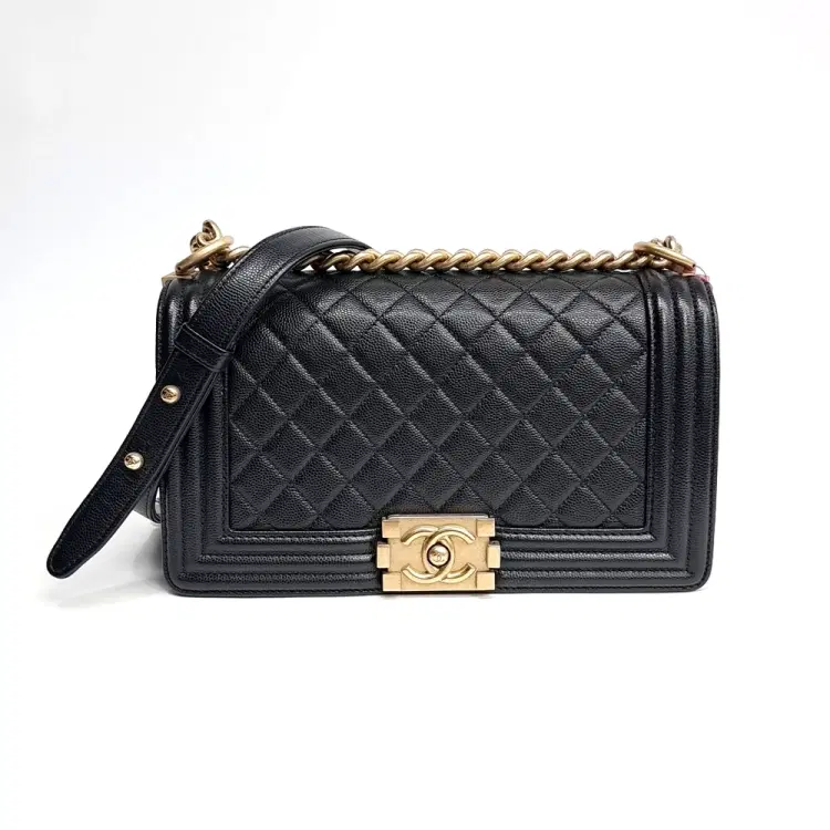 Chanel Caviar Boy Bag Medium-Hover-Image