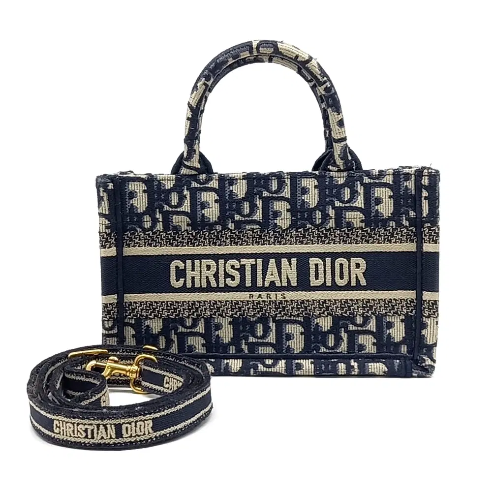Christian Dior Book Tote Mini Shoulder Strap Bag S5573Criw