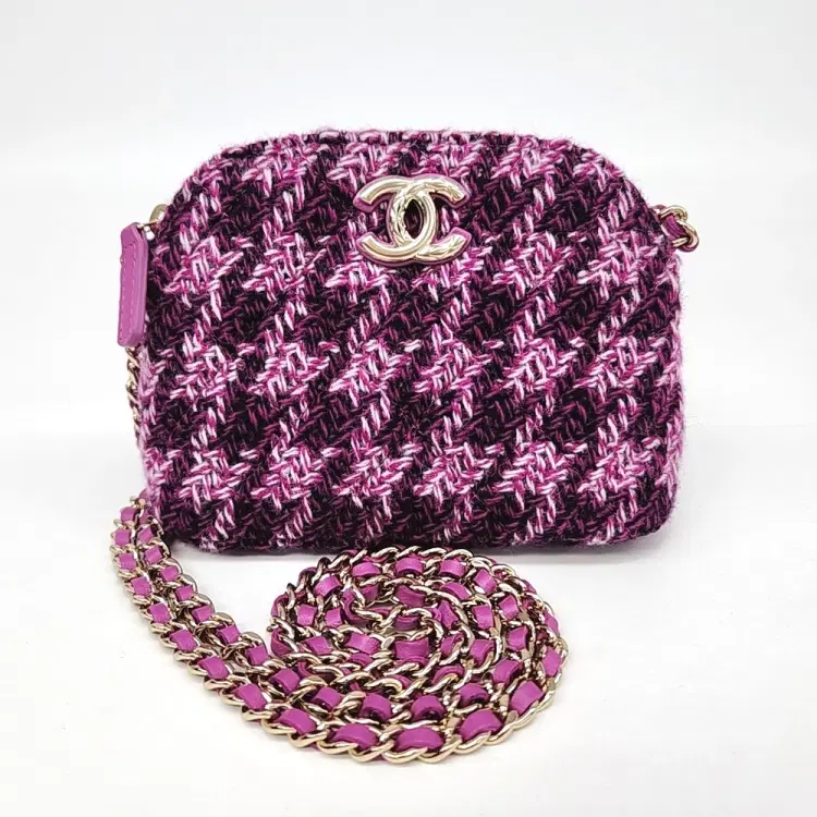 Chanel Tweed Mini Crossbody Bag-Hover-Image