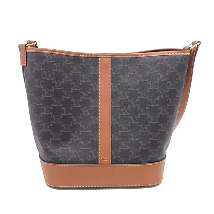 Celine Triomphe Bucket Bag Medium-Hover-Image
