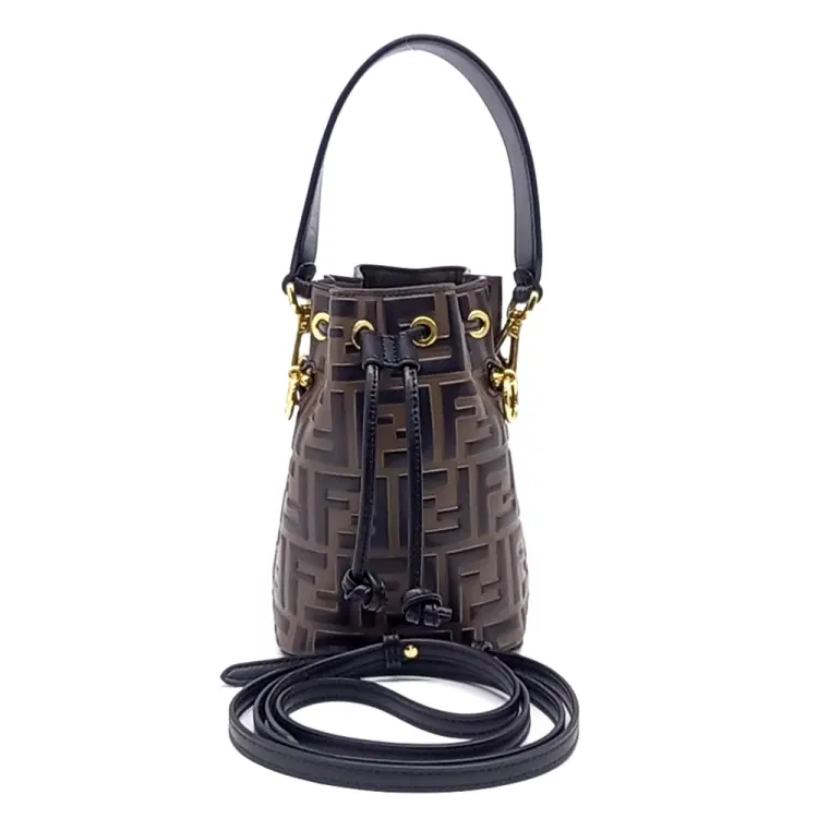 Fendi Montrejo Mini Bucket Bag (8Bs010)-Hover-Image