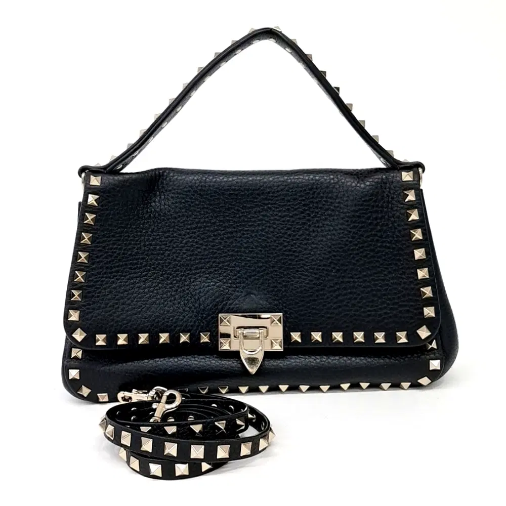 Valentino Rockstud Tote And Shoulder Bag
