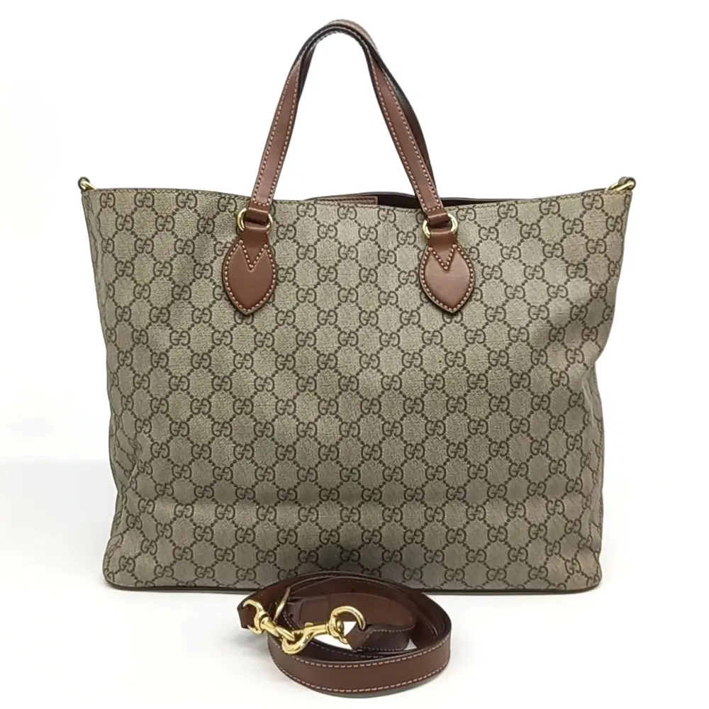 Gucci Pvc Tote And Shoulder Bag (453705)