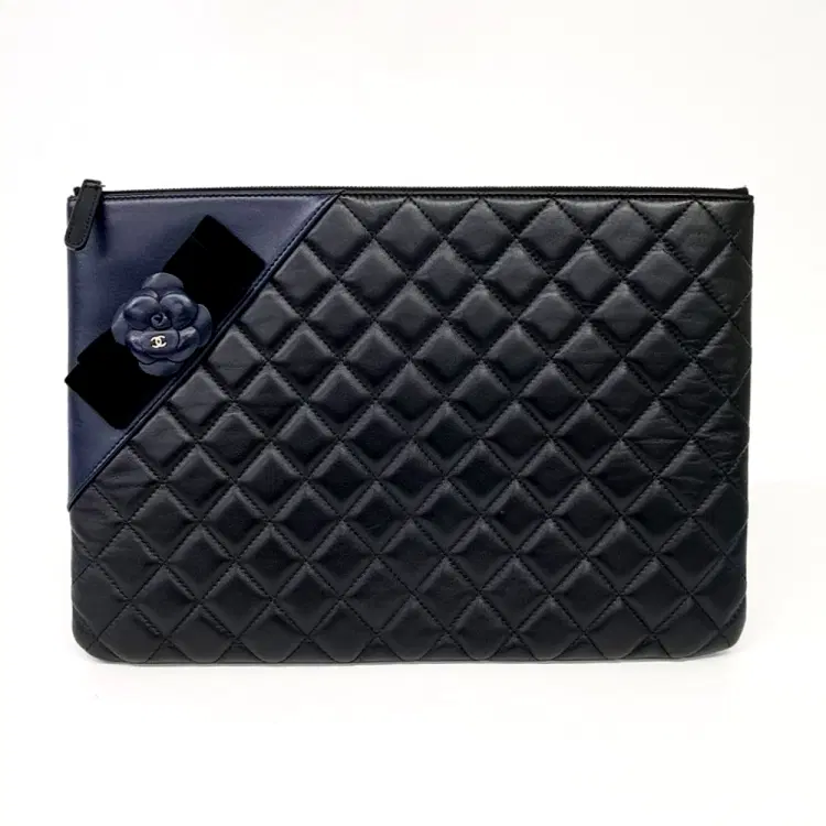 Chanel Camellia Clutch Large A82700-Hover-Image