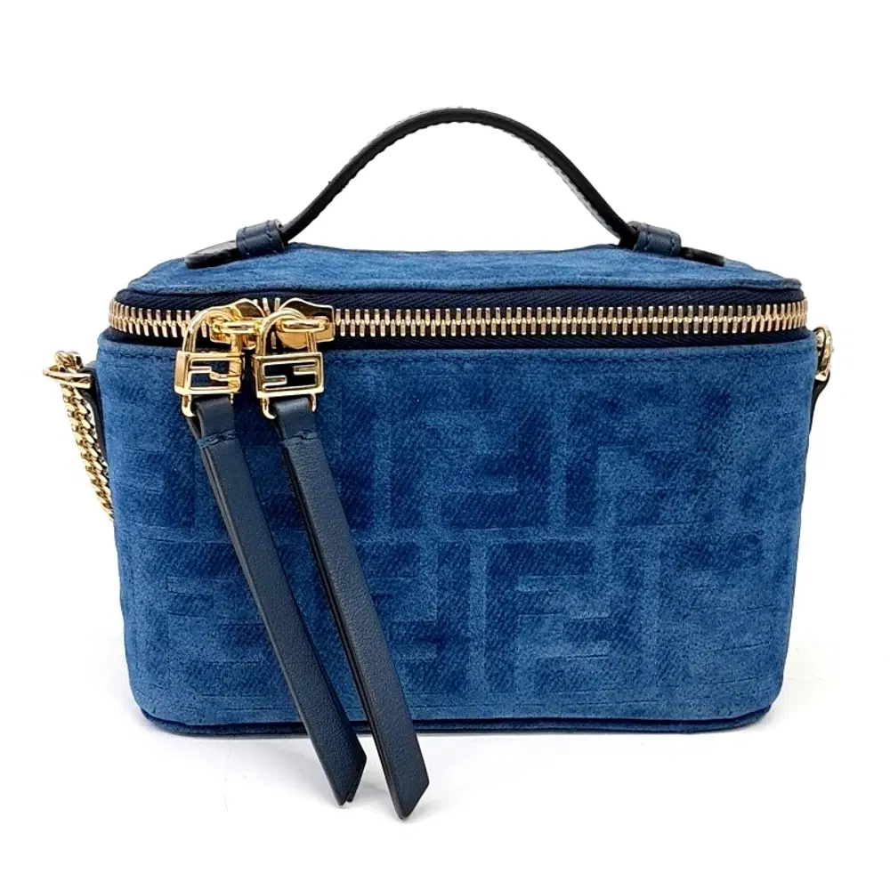 Fendi Velvet Vanity Tote And Crossbody Bag (8Bs108)