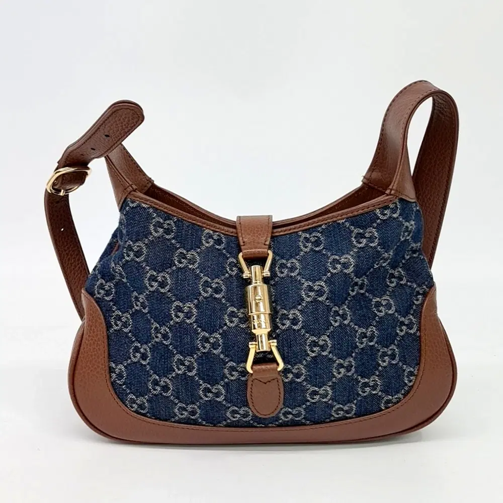 Gucci Denim Jackie 1961 Small Hobo Bag (636706)