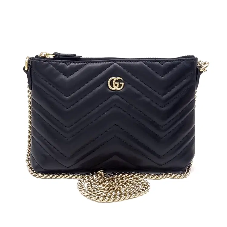 Gucci Gg Marmont Pochette Chain Bag (837742)-Hover-Image