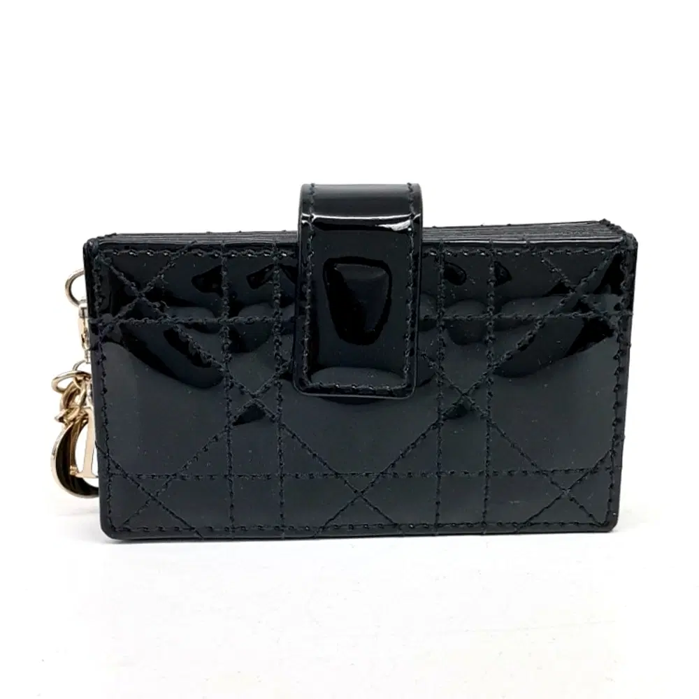 Christian Dior Pendant Cannage Accordion Card Holder