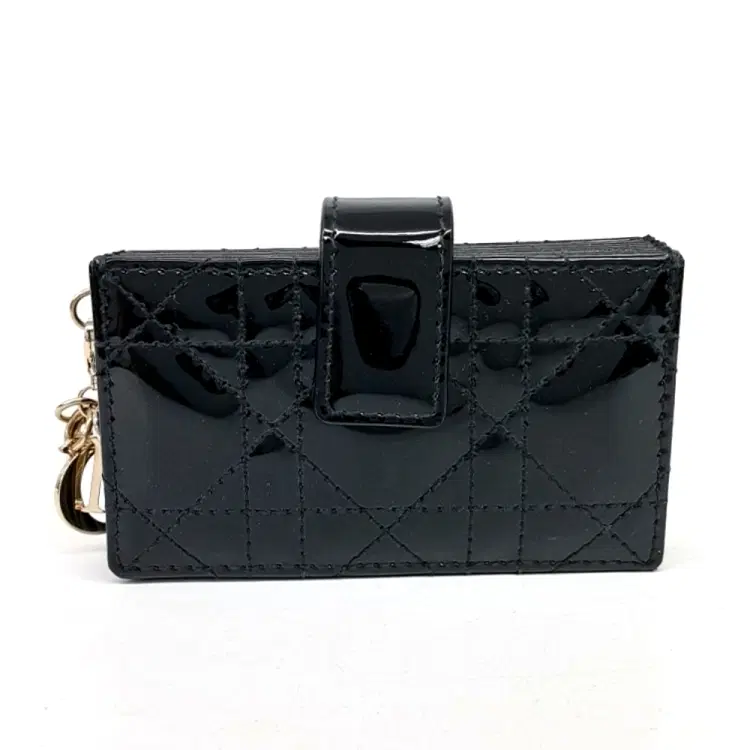 Christian Dior Pendant Cannage Accordion Card Holder-Hover-Image