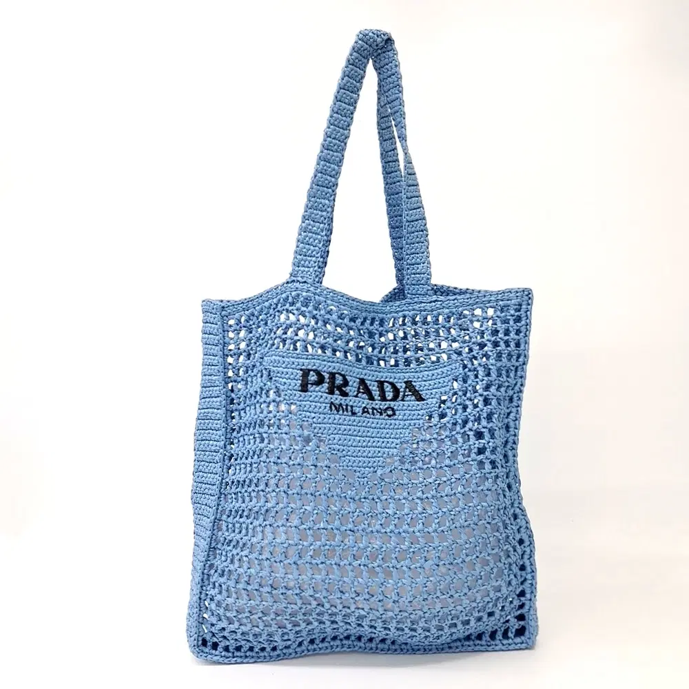 Prada Raffia Shoulder Bag