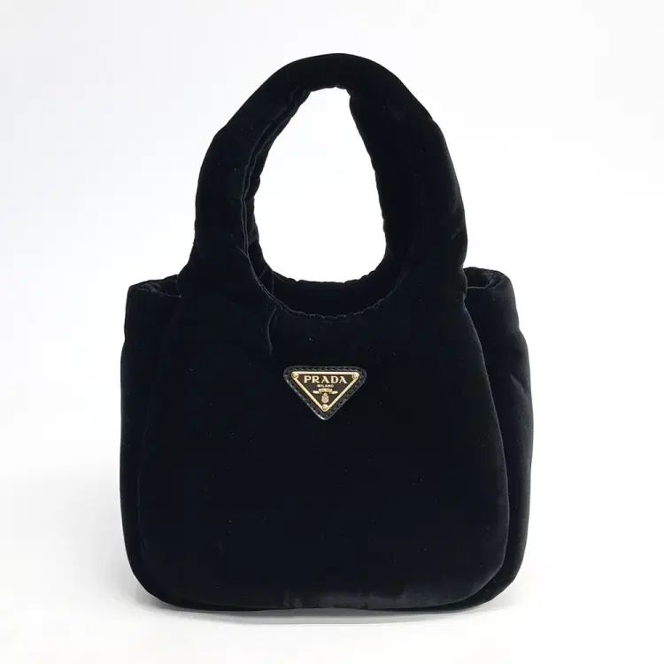 Prada Padded Velvet Mini Hand Bag-Hover-Image