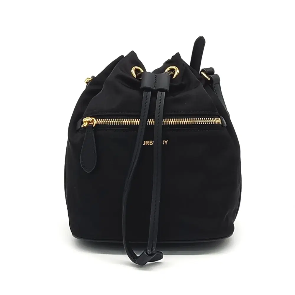 Burberry Fabric Drawstring Bucket Bag