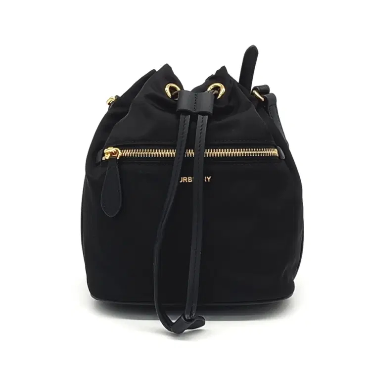 Burberry Fabric Drawstring Bucket Bag-Hover-Image