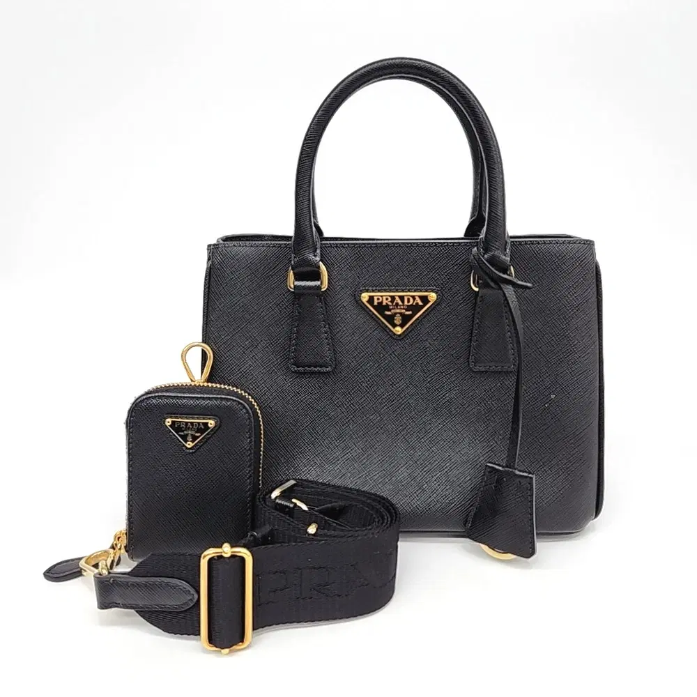 Prada Saffiano Lux Tote & Crossbody Bag (1Ba296)