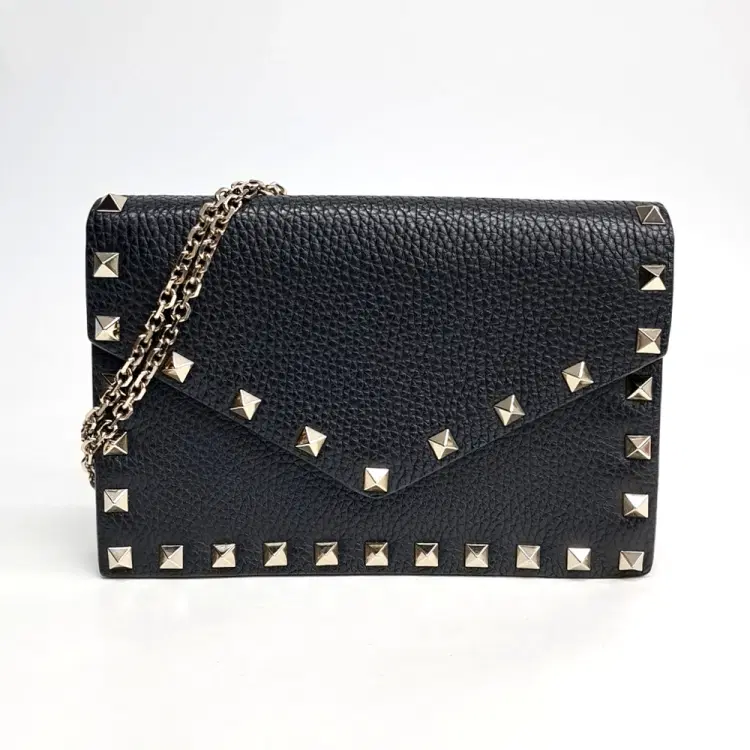 Valentino Rockstud Chain Crossbody Bag-Hover-Image
