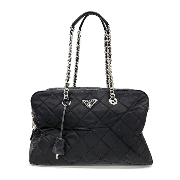 Prada Fabric Shoulder Bag (1Bb774)-Hover-Image