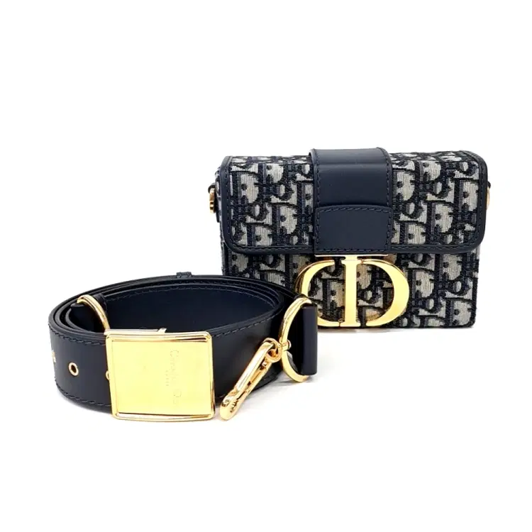 Christian Dior Oblique 30 Montaigne Box Bag-Hover-Image
