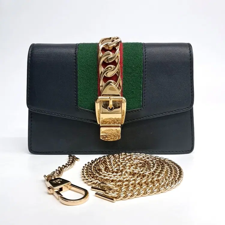 Gucci Sylvie Mini Crossbody Bag (494646)-Hover-Image