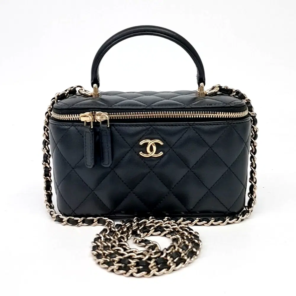 Chanel Top Handle Vanity Crossbody Bag Ap2199