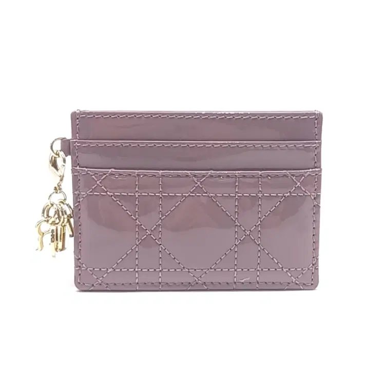 Christian Dior Pendant Cannage Card Holder-Hover-Image