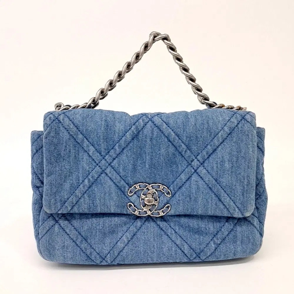 Chanel Denim 19 Flap Bag Small