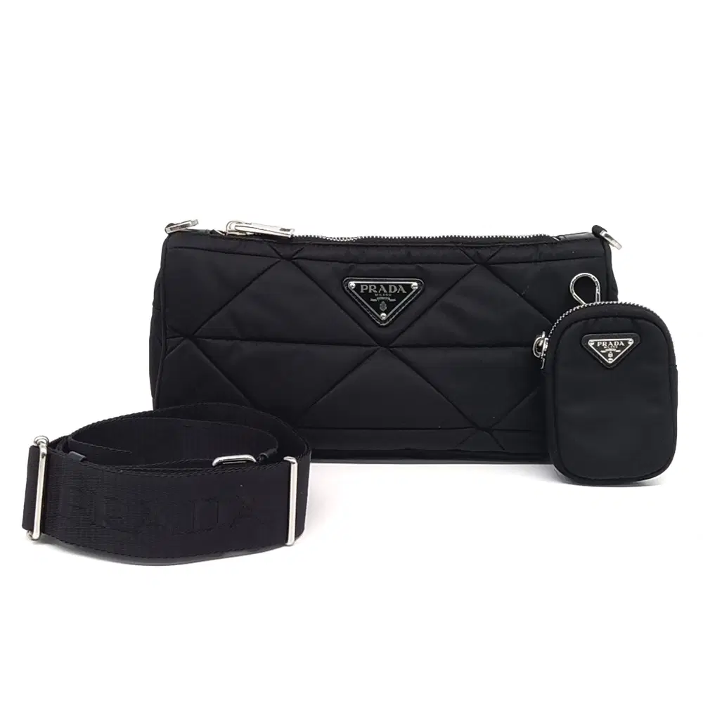 Prada Re-Nylon Tessuto Quilting Shoulder Bag (1Bc237)