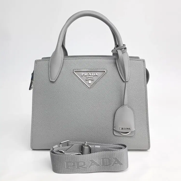 Prada Christine Saffiano Tote/Shoulder Bag (1Ba297)-Hover-Image