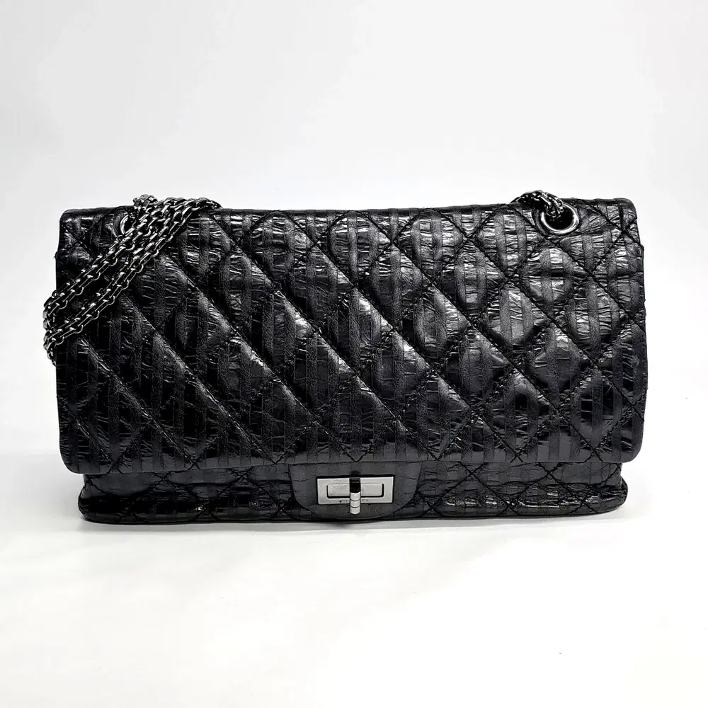 Chanel Striped 2.55 Bag 32