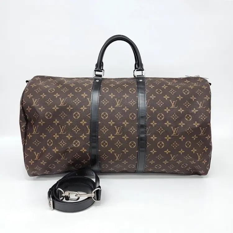 Louis Vuitton Macassar Keepall Bandouliere 55-Hover-Image